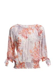 Vila KLATCH SMOCK TOP - OPTICAL SNOW