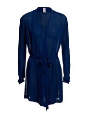 Vila JOIN LONG KNIT CARDIGAN - THUNDER BLUE