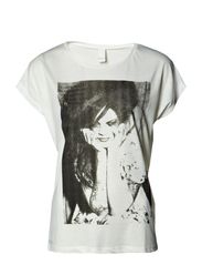 Vila FANARY T-SHIRT - WHITE