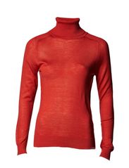 Vila LUNTA KNIT TOP 1 - PAPRIKA