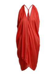 Vila FIXE DRESS - CORAL LUSH