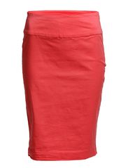 Vila OLLAY PENCIL SKIRT 1 - CORAL LUSH