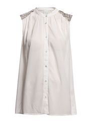 Vila PILUN TOP - WHITE