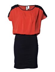 Vila SMILLA DRESS 1 - PAPRIKA