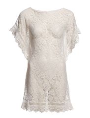 Vila NICE LACE TUNIC 1 - WHITE