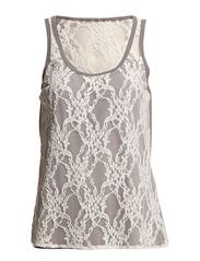 Vila SCOOPS LACE TANK TOP