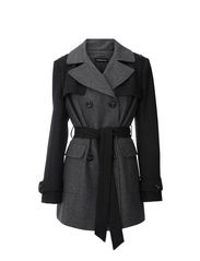 Warehouse Warehouse Col Block Coat