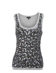 Warehouse Warehouse Sequin Front Vest