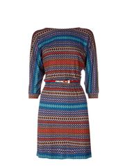 Warehouse Warehouse Zig Zag Print Dress