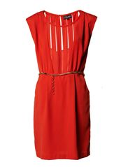 Warehouse Warehouse Strip Back Dress