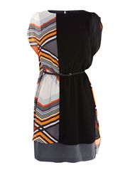 Warehouse Warehouse Blocked Stripe Tunic Dress