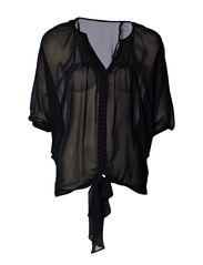 Warehouse Warehouse Tie Front Blouson Top.