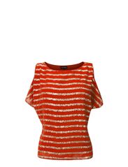 Warehouse Warehouse Sequin Stripe T-Shirt