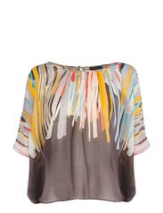 Warehouse Warehouse Palette Stripe Print Top