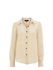 Warehouse Warehouse Square Print Blouse