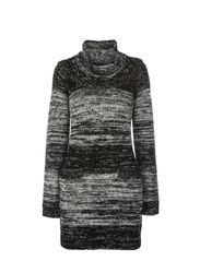 Warehouse Warehouse Tweed Cowl Dress