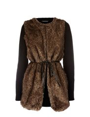 Warehouse Warehouse Fur Trim Cardi