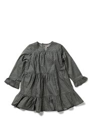 Wheat Dress Ruffle Sleeve
