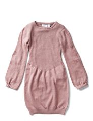 Wheat Knit Dress LS