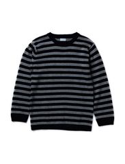 Wheat Striped Knit Sweater