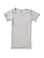 Wheat Rib T-Shirt Lace SS
