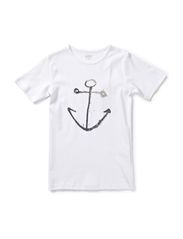 Wheat T-Shirt Anchor Print SS
