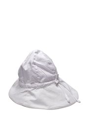 Wheat Baby Girl Sun Cap - white