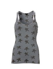 Whiite Poula tank top