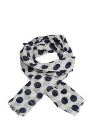Whiite Winnie scarf - Indigo