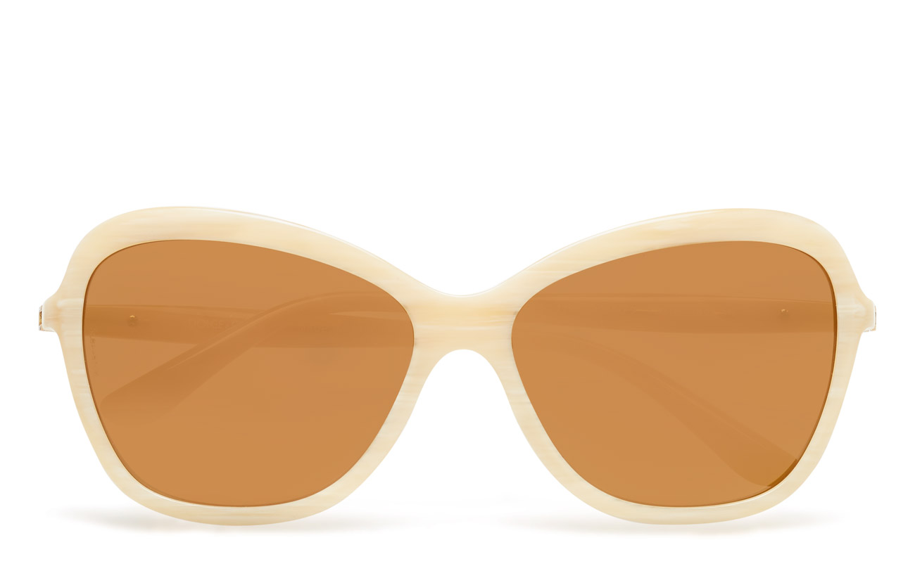 Cat Eye (Beige Horn) (147 €) - Dolce & Gabbana Sunglasses | Boozt.com