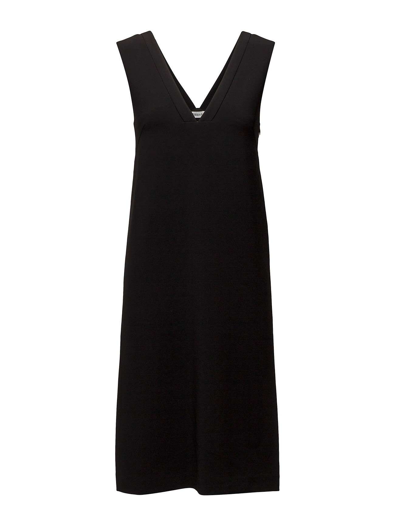 Filippa K Deep V-Neck Dress - Black - Filippa K