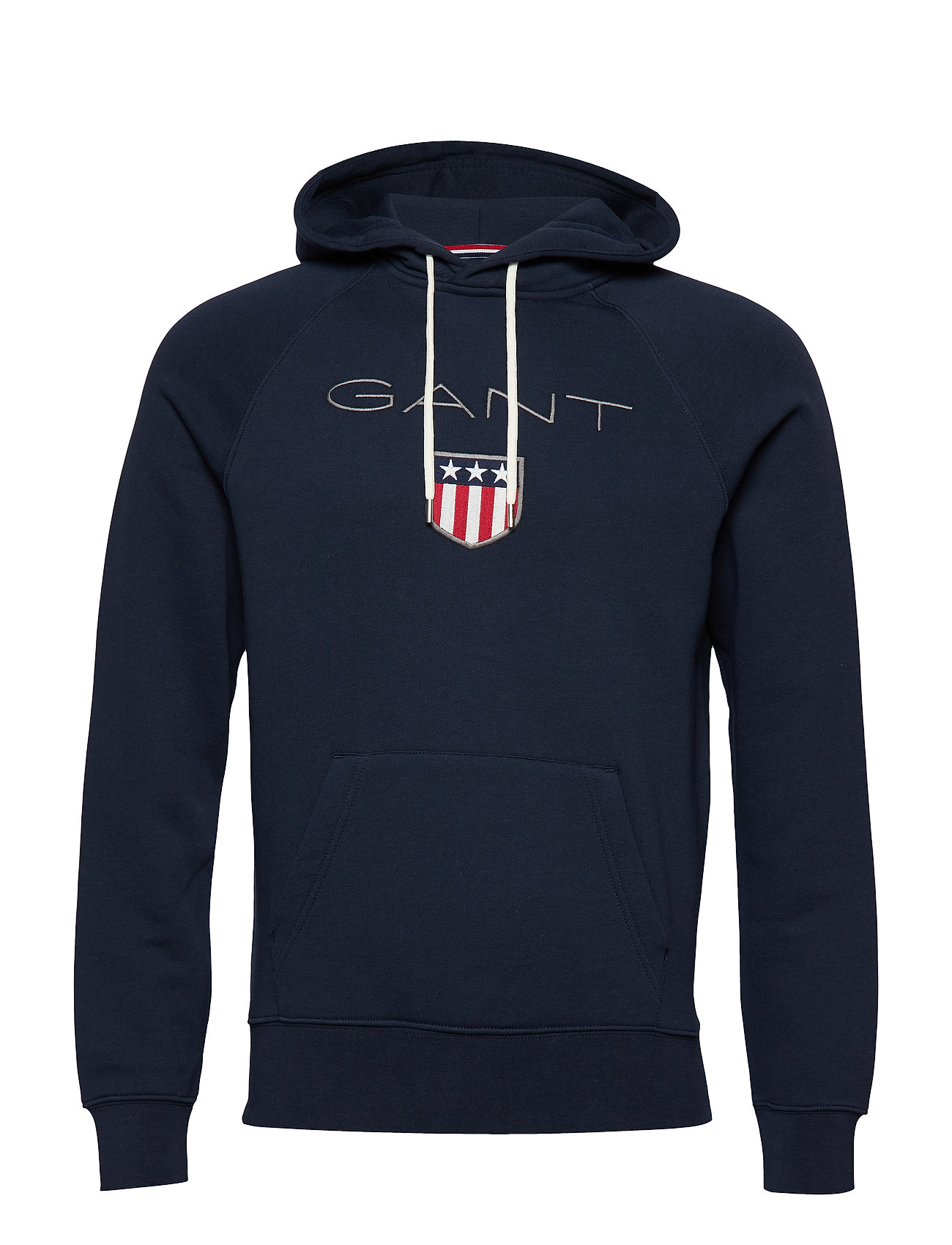 Gant Shield Sweat Hoodie (Evening Blue) (£113) - GANT | Boozt.com