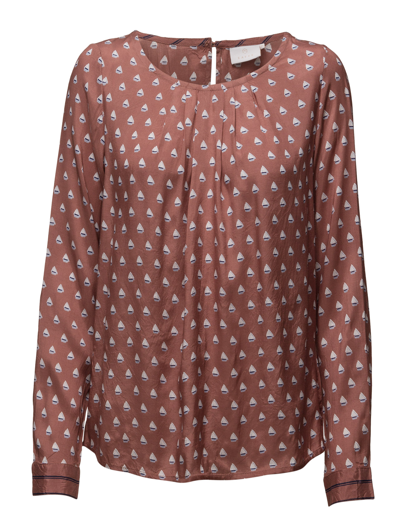 Petrine Blouse- Min 2 Kaffe Langærmede til Damer i