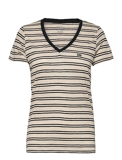 Grey v-neck t-shirt