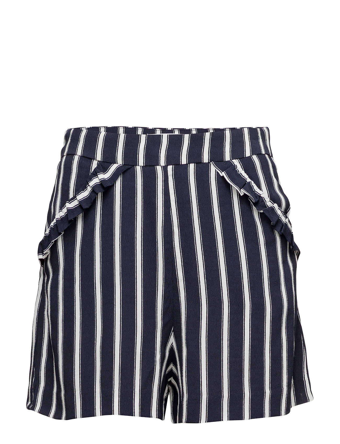 Printed Flowy Shorts Mango til Damer i Navy blå