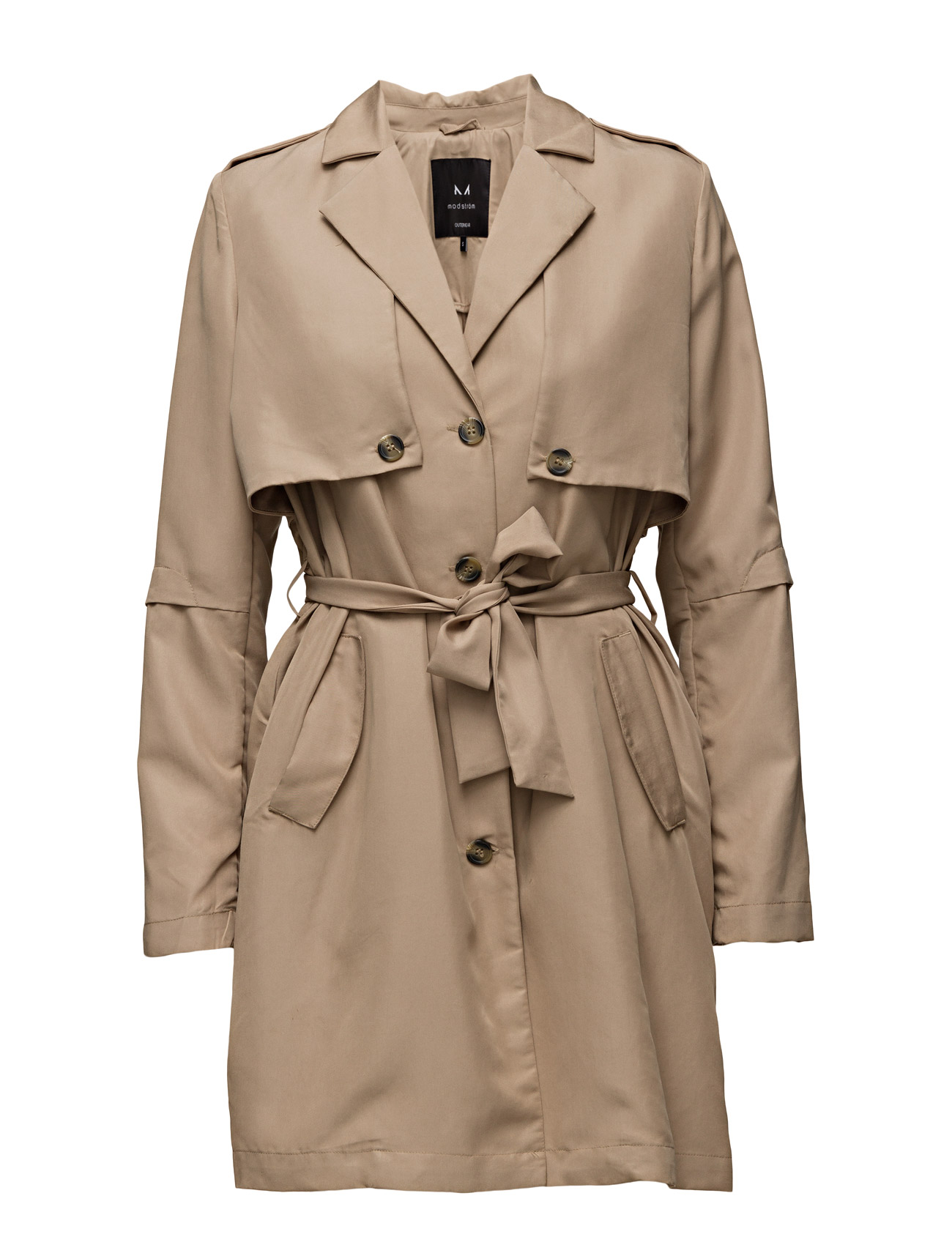 Modström Overtøj Frakker Trenchcoats ivory DRY REED,modstrøm Modström Overtøj Frakker Trenchcoats ivory DRY REED,modstrøm