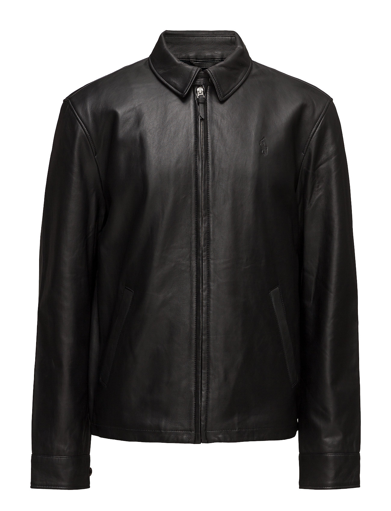 Lambskin Leather Jacket (Polo Black) (£649) - Polo Ralph Lauren | Boozt.com