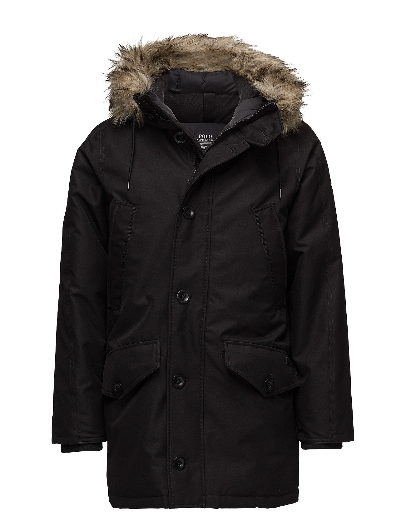 Faux Fur-trimmed Down Parka (Polo Black) (454.30 €) - Polo Ralph Lauren ...