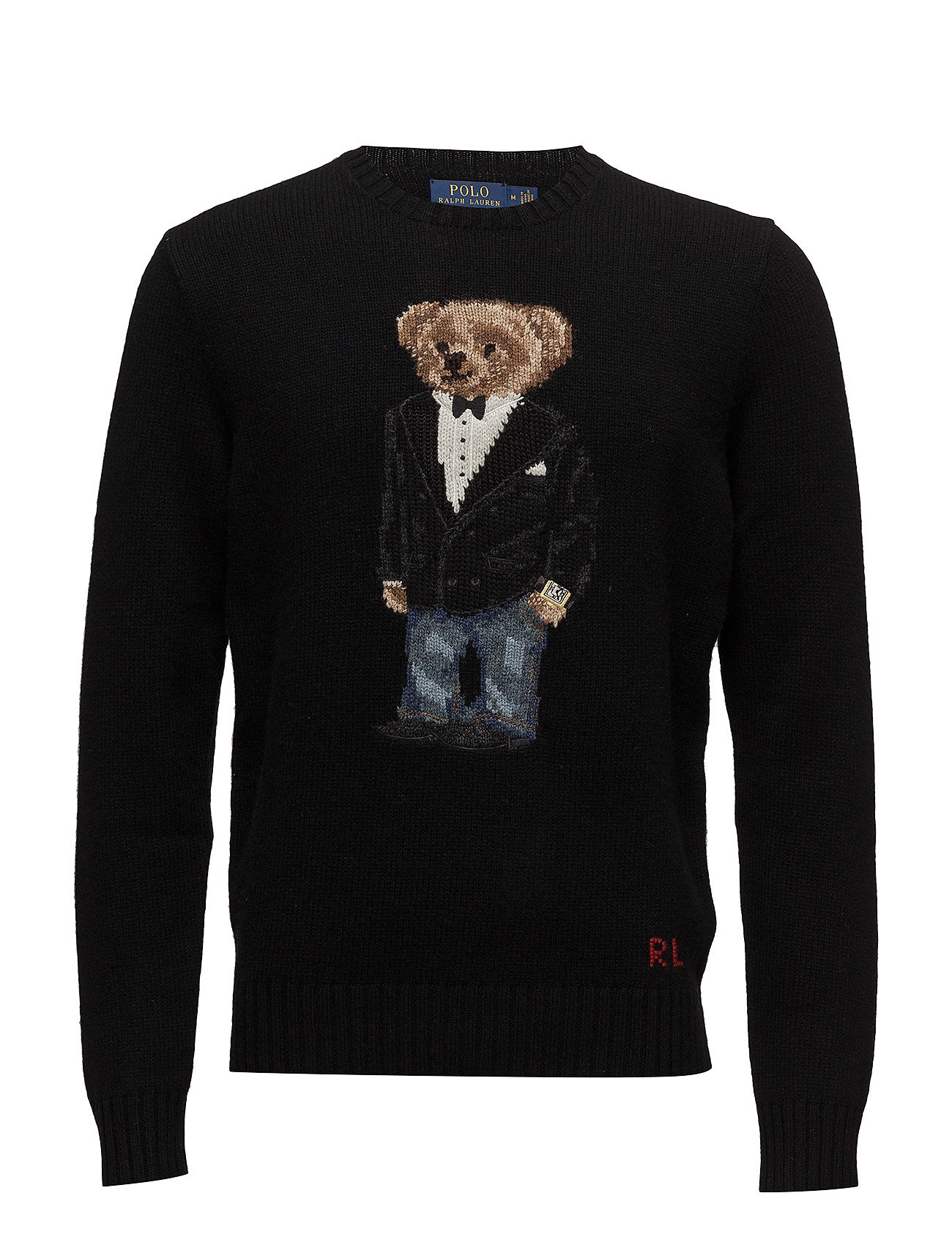 Tuxedo Bear Wool Sweater (Black) (£345) - Polo Ralph Lauren | Boozt.com